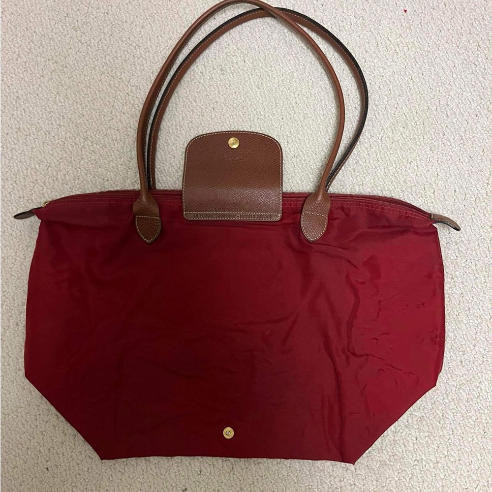 Preloved Red Nylon large Longchamp